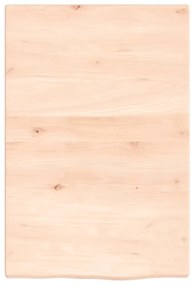 kezeletlen tömör fa fürdőszobai pult 40x60x2 cm