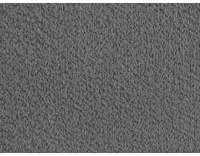 Sötétszürke kárpitozott ágyneműtartós-ágytámla nélkül franciaágy ágyráccsal 180x200 cm Inera – Bobochic Paris