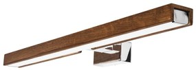 Brilagi-LED Fürdőszobai tükörmegvilágítás WOODY MIRROR LED/12W/230V IP44 tölgy/króm