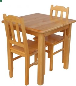 Étkezőasztal kocka 75x75 éger