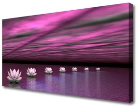 Vászonfotó Flowers Nature Water Plant 120x60 cm