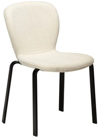 Krémszínű kárpitozott étkezőszék Heap – DAN-FORM Denmark