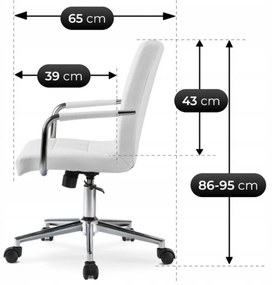 Junior Forgószék Fehér Színben. ASTRO