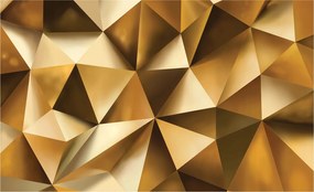 Fotótapéta Arany háromszögek absztrakt vinil geometria 312x219 +ragasztó