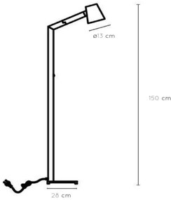 Lucide 20710/01/30 - MIZUKO állólámpa 1xE14/40W/230V