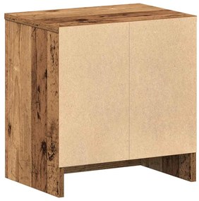 2 db antik fa színű éjjeliszekrény fiókkal 39x28x41 cm