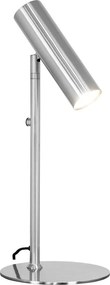 Ezüstszínű acél asztali lámpa (magasság 47 cm) Paris – House Nordic