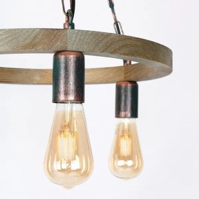 Csillár láncon HAKON 3xE27/60W/230V