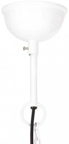 kerek fehér ipari függőlámpa 25 W 40 cm E27