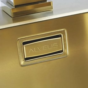 ALVEUS 1106867 - Mosogató PURE 52,5x51,5 cm monarch arany