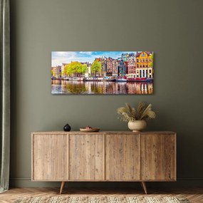Kép - Táncoló házak, Amszterdam (120x50 cm)
