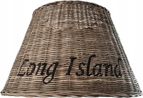 Lámpaernyő Rattan lámpabúra Nagy Hampton Felirattal Long island