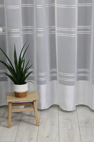 Függöny méteráru fátyol csíkos alsó 290cm 0,5 Ekri