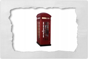 Poszterek 60x40 Piros angol bódé