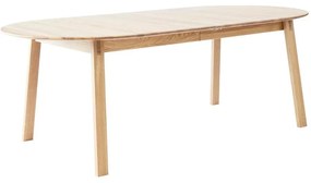 Natúr színű tölgyfa bővíthető étkezőasztal 100x220 cm Amalfi – Hammel Furniture