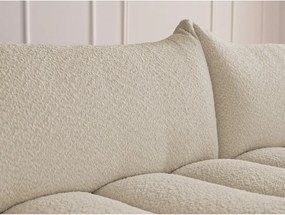 Bézs buklé sarokkanapé (jobb oldali-heverő résszel) Azra – Bobochic Paris