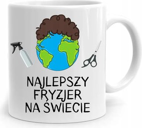 Barber Fodrász Bögre A Legjobb Fodrász Nyomtatott Fotóval