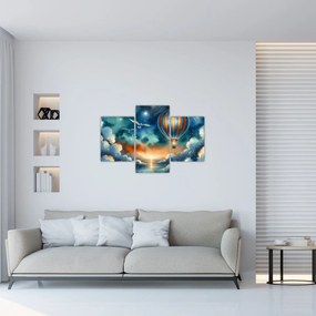 Kép - Repülés az éjjeli ég alatt (90x60 cm)