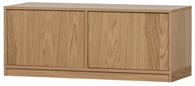 Natúr színű moduláris TV-állvány tölgyfa dekorral 110x44 cm Modulair – vtwonen