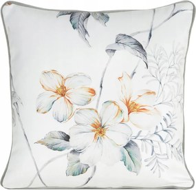 Dekoratív párnahuzat Amelia 45x45 Eurofirany fehér narancssárga szürke