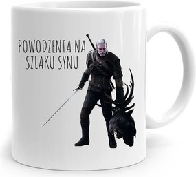 Ajándék Bögre A Fiúnak Sok Sikert A Fiú Útján, fényképes nyomtatással