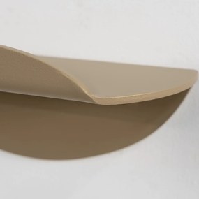 Bézs fém fali polc 34 cm Pipa – Spinder Design