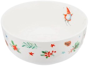 Altom porcelán tál Winter Gnomes 14 cm, 600 ml