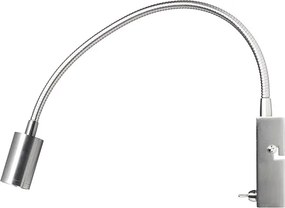 RENDL VERSA nástěnná matný nikl 230V LED 3W 40° 3000K
