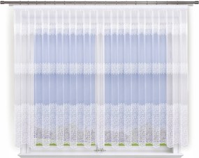 Kész függöny 400x160 "3 csíkos virág"