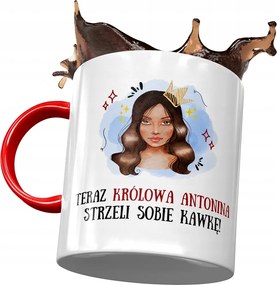 Piros Bögre Antonina Lányoknak Ajándék Nyomtatott Fotóval