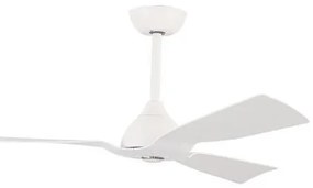 Átmérő 132 cm, IP44, fehér mennyezeti ventilátor, távirányítóval