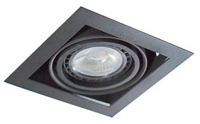 Azzardo Nova beépíthető lámpa, fekete, GU10, 1x50W, AZ-2869