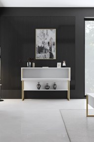 Komód Luxe - Gold, White