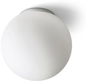 RENDL R13694 BOLLY felületre szerelhető lámpatest, fürdőszoba IP44 opál üveg/króm