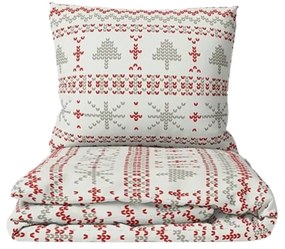 Pamut ágyneműhuzat NORDIC JOY fehér Ágyneműhuzat mérete: 70 x 90 cm | 140 x 200 cm