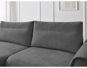 Szürke sarokkanapé Aden – Bobochic Paris