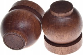 Függönykarnis végek Fa függönykarnis végek 2 db Olcha golyó