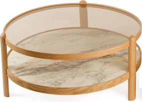 Golf 100 - Oak, White Marble