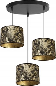 Mennyezeti Lámpa Lógó Csillár Hármas Díszléc Lámpabúra Arany Étkező