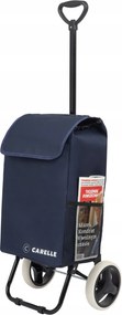 Bevásárlókocsi Fogantyúval Gurulós Táska Könnyű Travel Carelle Sötétkék