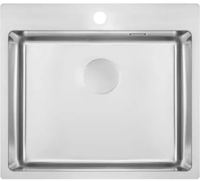 Deante ZPO_010B - Mosogató OLFATO 50,5x55 cm csiszolt acél