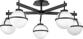 Hinkley Lighting Hollis HK-HOLLIS-5-O-BK Plafonlámpa 5x40 W/E14 ip44