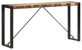 tömör újrahasznosított fa tálalóasztal 150 x 35 x 76 cm