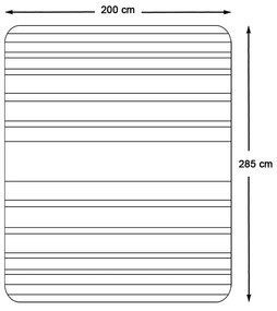 Piknik takaró, 2x2,85 m