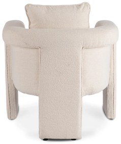 Designer Krém Bouclé Szövet Kárpitozással. GALA