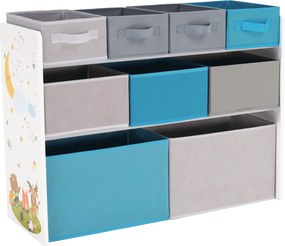 Rendszerező/Polcállvány játékokhoz, sokszínű/minta, DARLING TYP 2