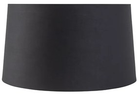 Pamut lámpabúra fekete 40/45/25 arany belsővel