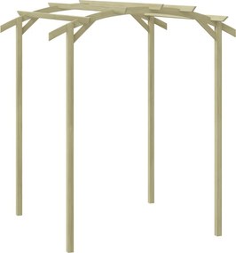 vidaXL kerti pergola impregnált fenyőfalécekből 180 x 197 x 210 cm