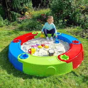 Nagy műanyag összecsukható homokozó NEW BABY VÁR 170 cm