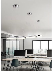 LED Csillár zsinóron LUNE LED/25W/230V